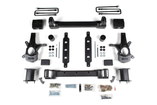 Zone Offroad 6.5" Lift Kit — Cast Steel, Strut Spacer, Nitro Series — 2014-2018 Chevy Silverado 1500 / GMC Sierra 1500, 2WD (ZONC33N)