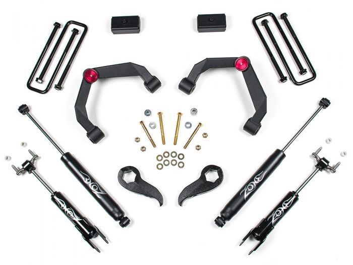 Zone Offroad 3" UCA Lift Kit — For Trucks with Overloads — 2011-2019 Chevy Silverado 2500 HD / Chevy Silverado 3500 HD / GMC Sierra 2500 HD and more (ZONC38N)