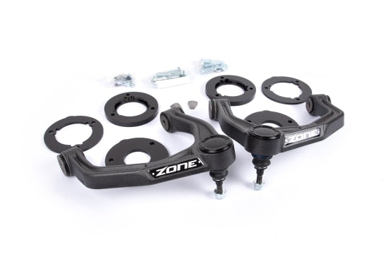 Zone Offroad 1.75" Lift Kit — FOX Adventure Series — 2019-2024 Chevy Silverado 1500 Trail Boss / GMC Sierra 1500 AT4, 4WD (ZONC74F)