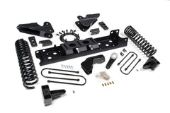 Zone Offroad 6.5" Lift Kit — 5" Block Kit without Overload, 8-Bolt Transfer Case, FOX 2.0 Adventure Series — 2019-2024 Ram 3500 4WD, Diesel (D111F)