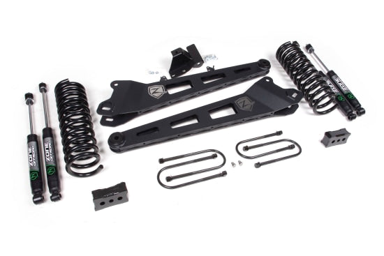 Zone Offroad 3" Lift Kit with Radius Arm — Diesel, FOX 2.0 Adventure Series — 2019-2024 Ram 3500, 4WD (ZOND143F)