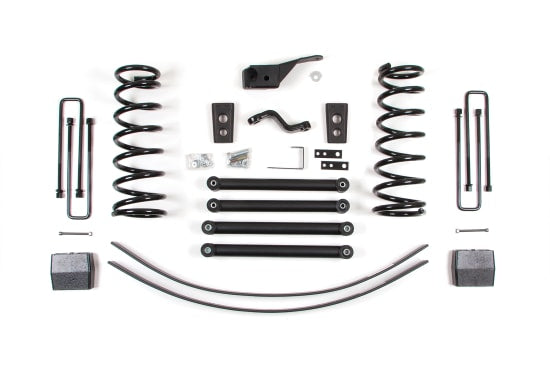 Zone Offroad 5" Lift Kit — FOX 2.0 Adventure Series — 1994-1999 Dodge Ram 2500/3500, 4WD (ZOND46F)