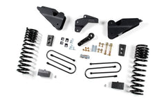 Zone Offroad 4" Lift Kit — Gas, 3" Block Kit, Nitro Series — 2013-2018 Ram 3500, 4WD (ZOND64N)