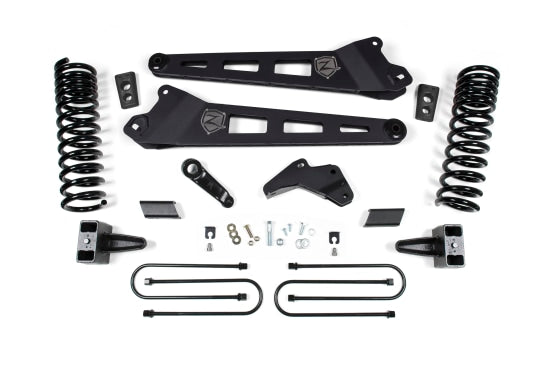 Zone Offroad 5.5" Lift Kit with Radius Arm — Gas, Nitro Series — 2013-2018 Ram 3500, 4WD (ZOND67N)