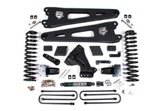 Zone Offroad 5" Lift Kit with Radius Arm — Diesel, Block Kit Without Factory Overload, Nitro Series — 2023-2025 Ford F-250/F-350 Super Duty, 4WD (ZONF123N)