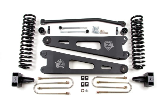 Zone Offroad 4" Lift Kit with Radius Arm — Diesel, Nitro Series — 2005-2007 Ford F-250/F-350 Super Duty, 4WD (ZONF21N)