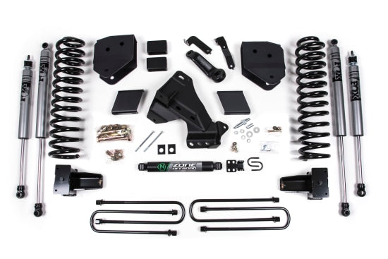Zone Offroad 6" Lift Kit — Diesel, FOX 2.0 Adventure Series — 2020-2021 Ford F-350 Super Duty DRW, 4WD (ZONF67F)